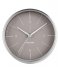 KarlssonAlarm clock Normann brushed steel Warm grey (KA5670GY)