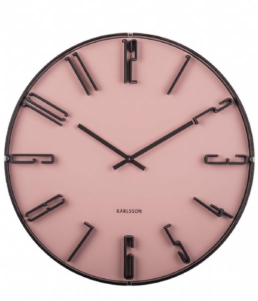 Karlsson  Wall clock Sentient Faded pink (KA5703PI)