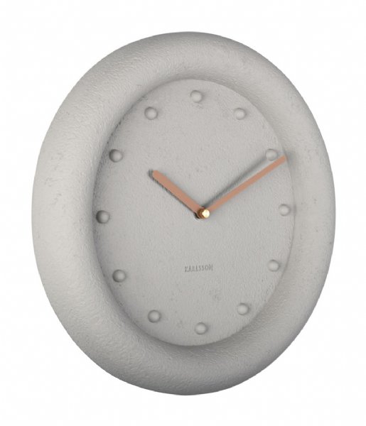 Karlsson  Wall clock Petra polyresin Warm Grey (KA5717WG)