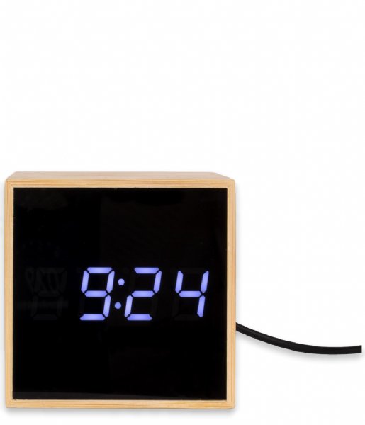 Karlsson  Alarm clock Mini Cube Bamboo (KA5723)