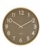 KarlssonWall clock Pure wood grain Moss Green (KA5852MG)