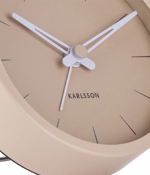Karlsson  Alarm Clock Lure Large Steel Sand Brown (KA5842BR)