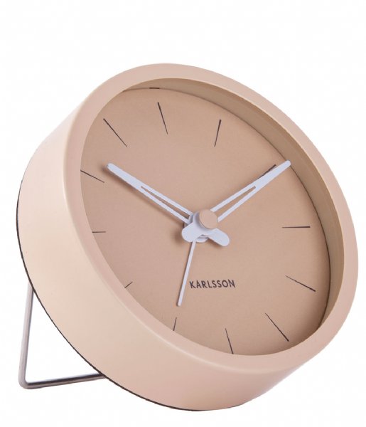 Karlsson  Alarm Clock Lure Large Steel Sand Brown (KA5842BR)
