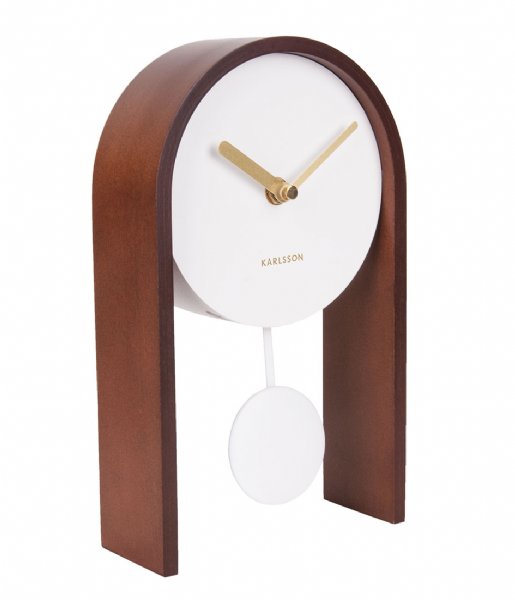 Karlsson  Table Clock Smart Pendulum Dark Wood (KA5705DW)