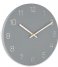 Karlsson  Wall Clock Charm Engraved Numbers Small Mouse Grey (KA5788GY)