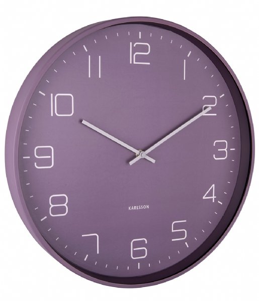 Karlsson  Wall Clock Lofty Matt Dark Purple (KA5751PU)