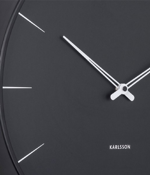 Karlsson  Wall Clock Lure Black (KA5834BK)