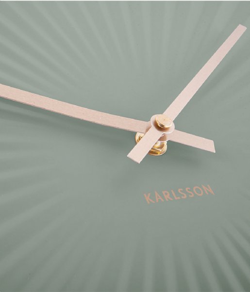 Karlsson  Wall Clock Sensu Steel Jungle Green (KA5657GR)
