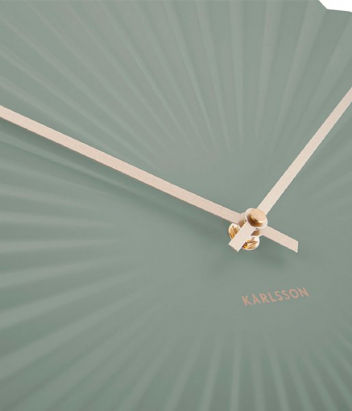 Karlsson  Wall Clock Sensu Xl Steel Jungle Green (KA5658GR)
