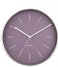 Karlsson  Wall clock Minimal Dark Purple (KA5732PU)