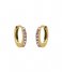 KarmaZirconia 13mm Pink Goldplated Zilver Goldplated