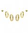 KarmaEarparty You Rock Zilver Goldplated (EPV01GP)
