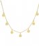 Karma  Karma Necklace 7 Discus Zilver Goldplated (T97)