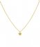 KarmaKarma Necklace 3D Heart Zilver Goldplated (T247)