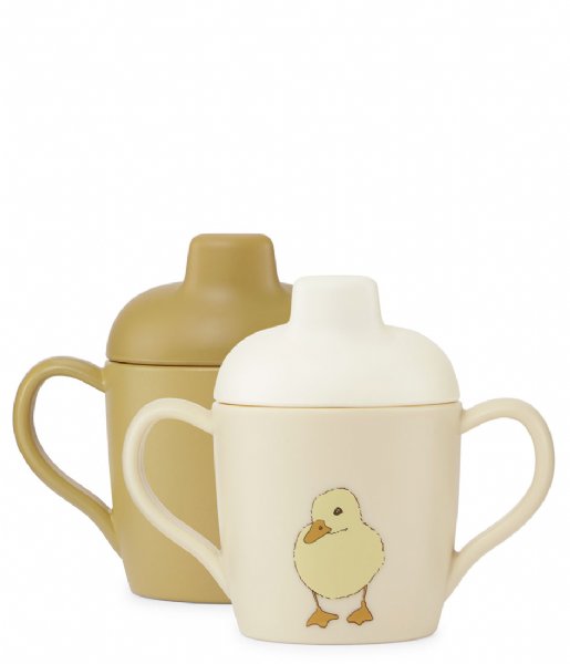 Konges Slojd  2-Pack Sippy Cup Duckling