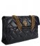 Kurt Geiger  Macro Kensington Soft Bag Black Leather