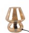 Leitmotiv Bordlampe Table lamp Glass Vintage Amber Brown (LM1978BR)