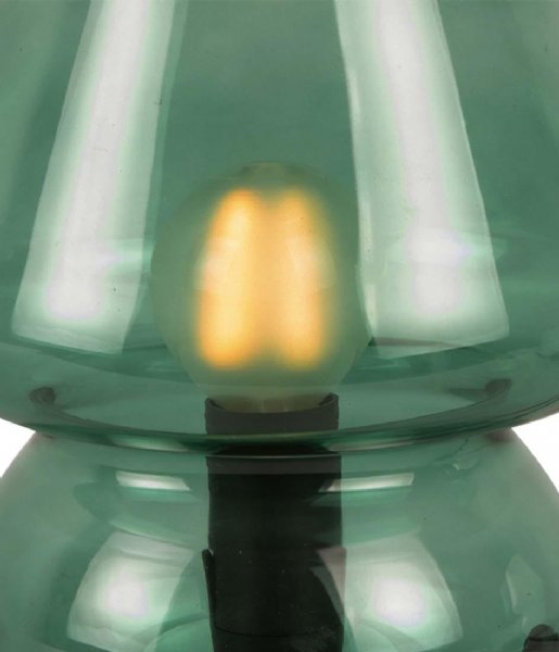 Leitmotiv Bordlampe Table lamp Glass Vintage Jungle Green (LM1978GR)
