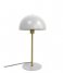 Leitmotiv Bordlampe Table lamp Bonnet metal white (LM1763)