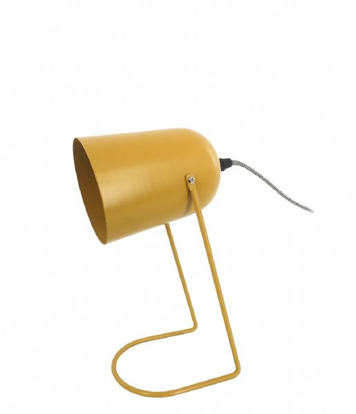 Leitmotiv Bordlampe Table lamp Enchant iron matt ochre yellow (LM1824YE)