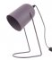 Leitmotiv Bordlampe Table lamp Enchant iron matt Matt Dark Purple (LM1824PU)
