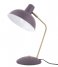 Leitmotiv Bordlampe Table lamp Hood metal matt Dark Purple (LM1917PU)