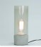 Leitmotiv Bordlampe Table lamp Lax cement base grey glass (LM1314)