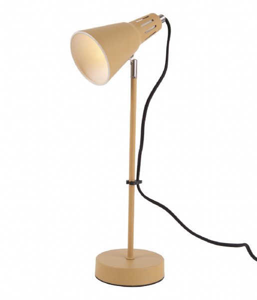 Leitmotiv Bordlampe Table lamp Mini Cone iron Mustard yellow (LM1971YE)