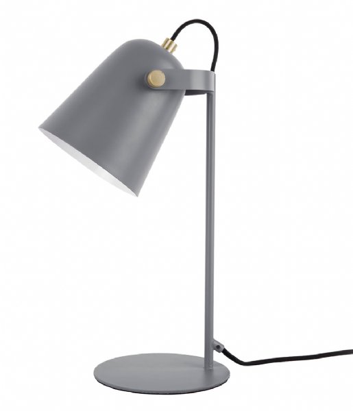 Leitmotiv Bordlampe Table lamp Steady metal matt Smokey grey (LM1914GY)