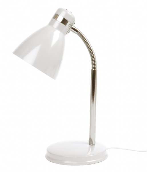 Leitmotiv Bordlampe Table Lamp Study Metal White (LM1296)