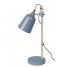 Leitmotiv Bordlampe Table lamp Wood-like metal Jeans blue (LM1235)
