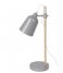Leitmotiv Bordlampe Table lamp Wood-like metal Mouse grey (LM1236)