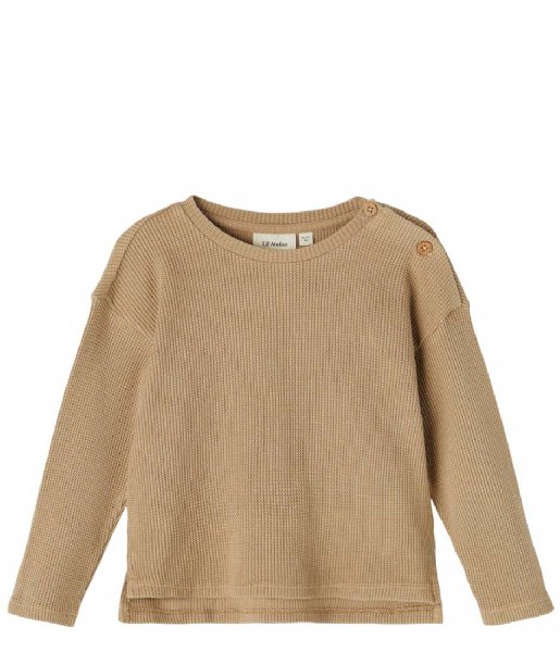 Lil Atelier  Dimo Long Sleeve Boxy Top Lil Travertine (3852821)