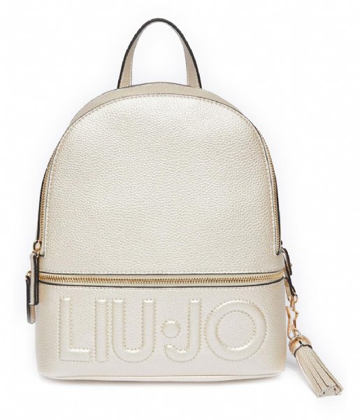Liu Jo  Logo Backpack Bag Light Gold (90048)