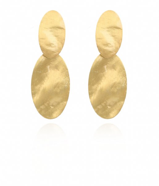 LOTT Gioielli  CL Earring oval closed Small Gold Gold plated