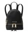 Michael Kors  Rhea Zip Xs Msgr Backpack Black (001)