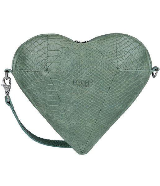 MYOMY  MYOMY MY LOVE BAG Mini Anaconda Sea Green