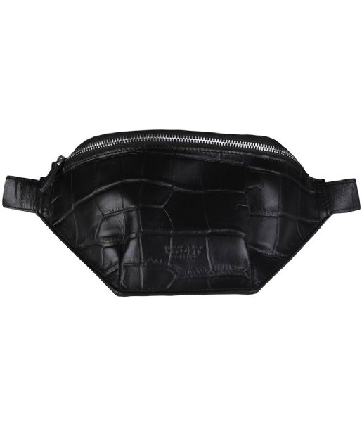 MYOMY  Waistbag Croco Black / Recycled Plastic