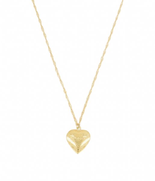 My Jewellery  Ketting hart amour goudkleurig (1200)