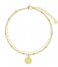 My Jewellery  Witte dubbele armband luipaard gold colored (1200)