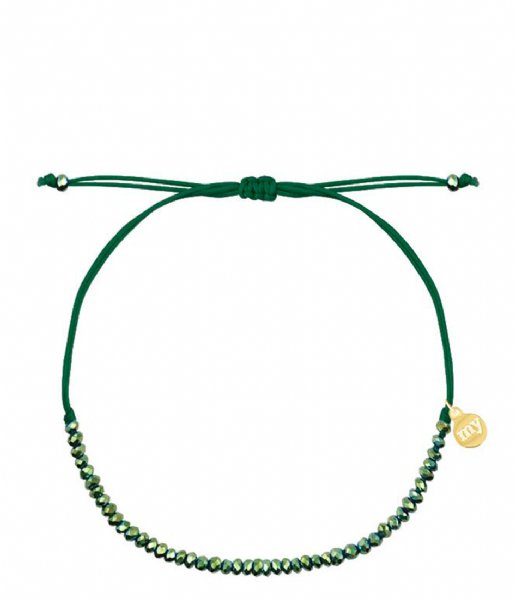 My Jewellery  Crystal beads bracelet groen (0500)