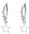 My Jewellery  Open Star Earrings Dots zilverkleurig (1500)