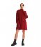 NA-KD  High Knitted Mini Dress Bright Red