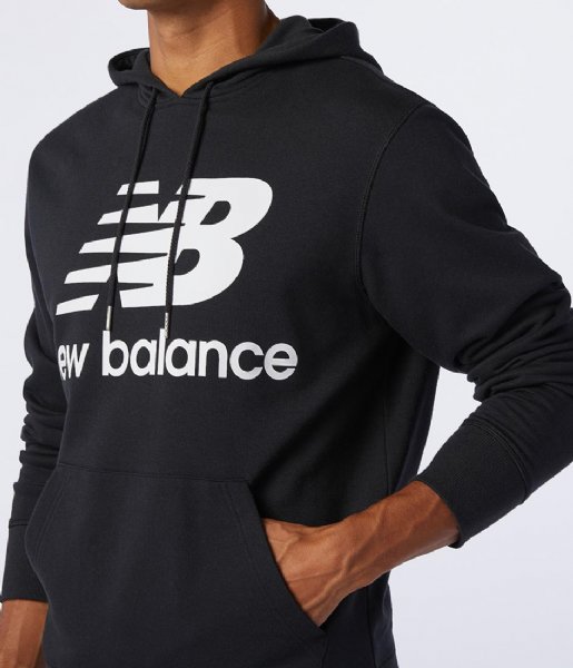 New Balance  NB Essentials Pullover Hoodie Black (BK)