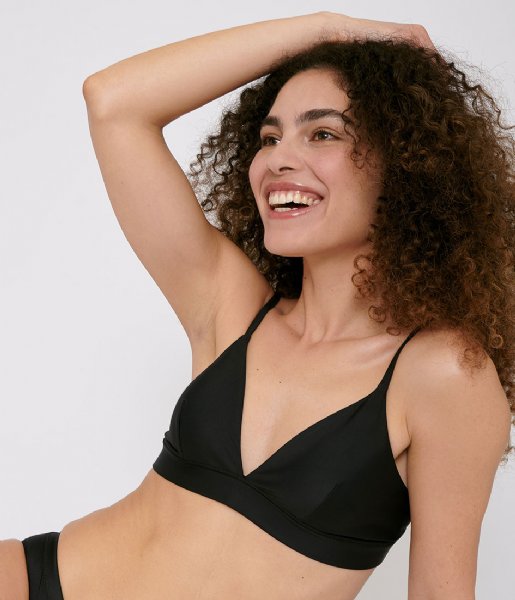 Organic Basics  Re Swim Bikini Top Black