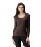 Oroblu  Pull On Tops Aster T-Shirt Long Sleeve Brown (3850)