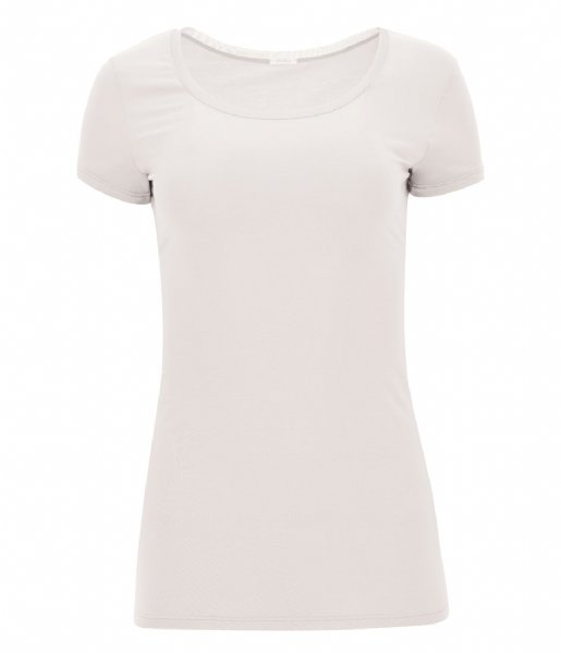 Oroblu  Perfect Line T-Shirt Round Neck Short Sleeves Ivory (1502)