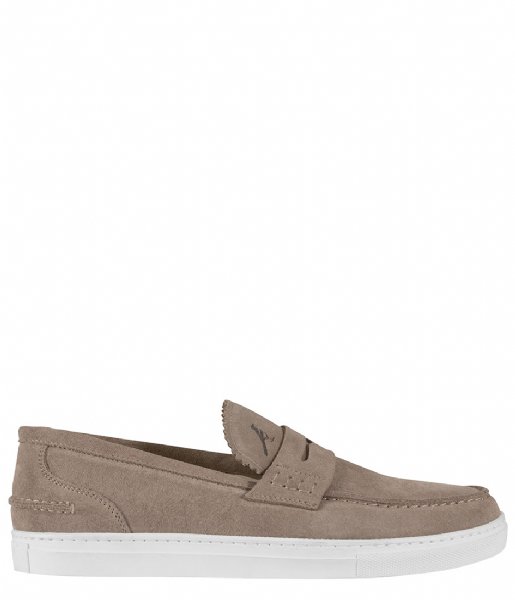 Parbleu  Penny Loafer Taupe