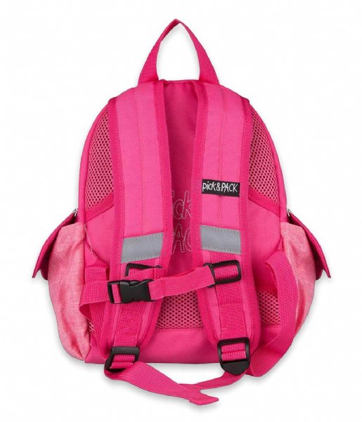 Pick & Pack  Owl Shape Backpack Pink melange