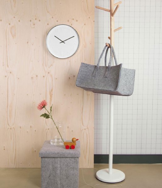Present Time  Magazine holder Mellow felted Grey (PT1464GY)